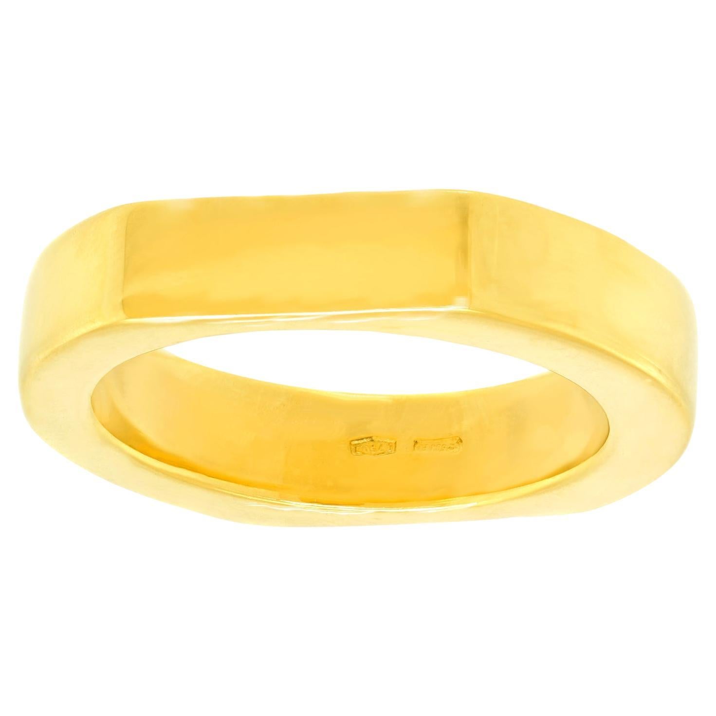 Bague en or jaune Gucci des années 70