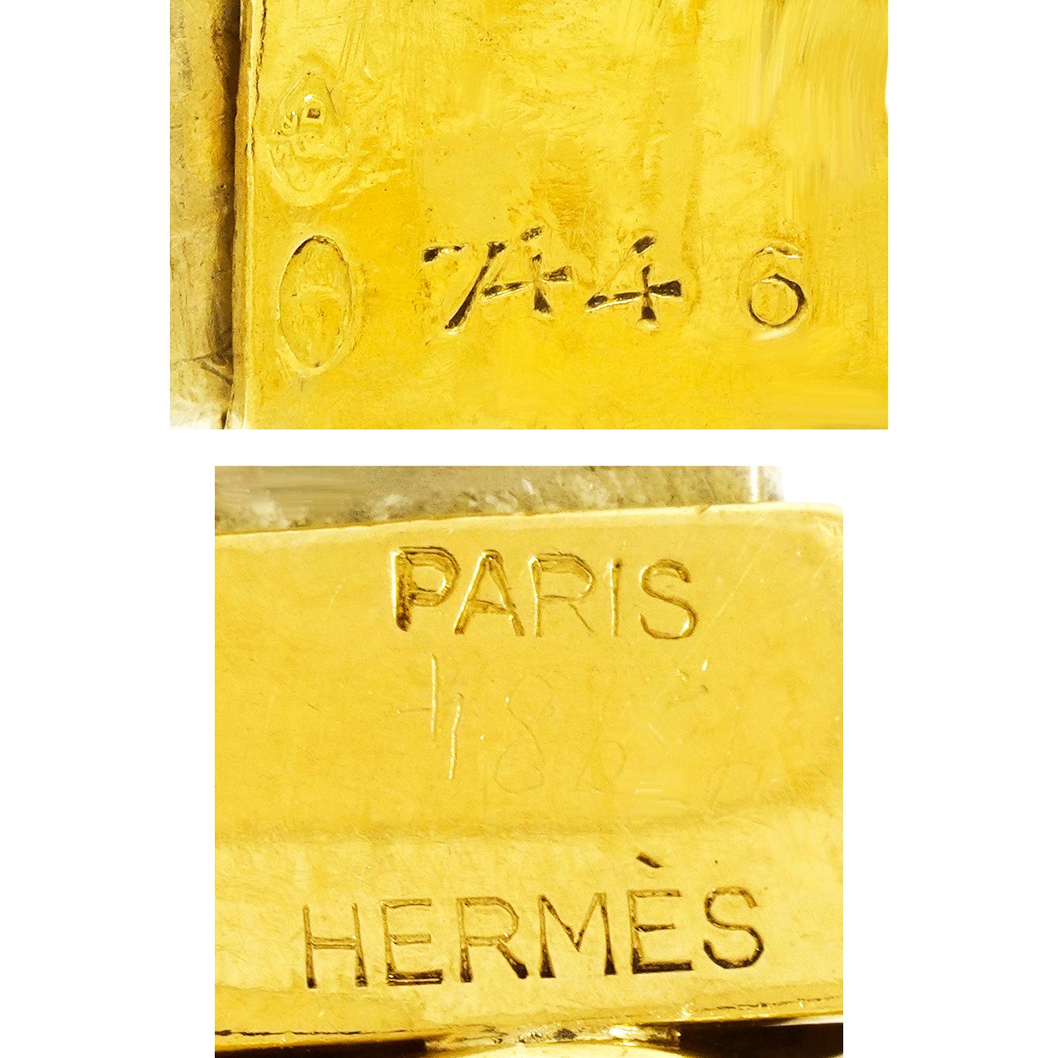 Seventies Hermes Gold & Silver Bracelet 1