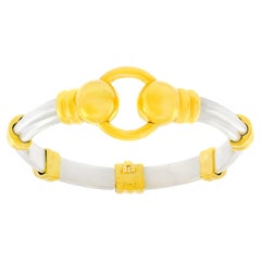 Seventies Hermes Gold & Silver Bracelet