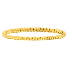 Seventies Italian Design Gold Bangle