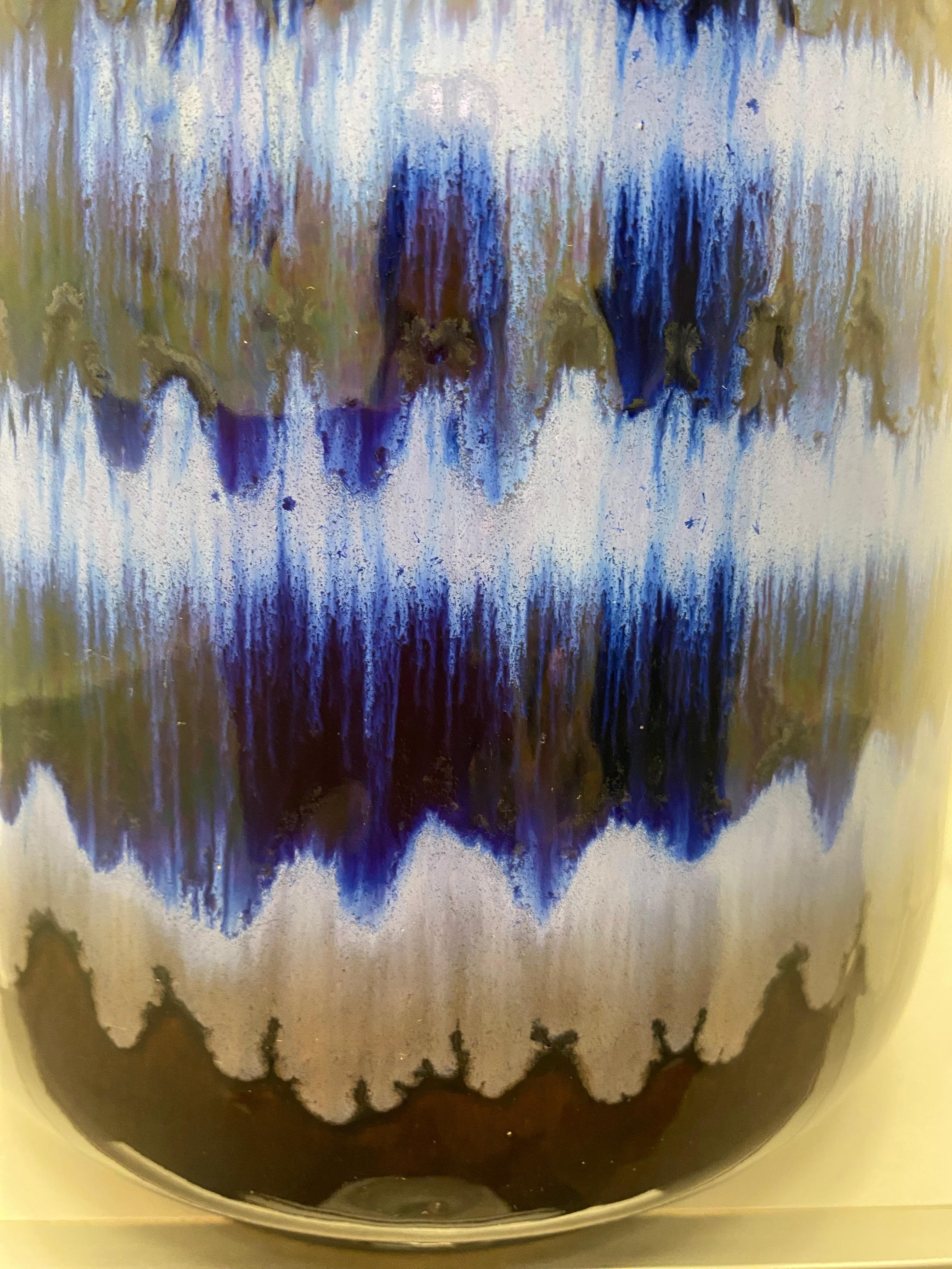 Ceramica Vaso in lava grassa grande degli anni Settanta di Scheurich Keramik Germania in vendita