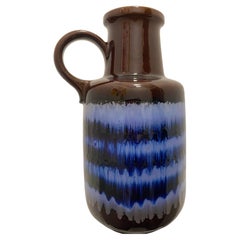 Seventies Large Fat Lava Vase by Scheurich Keramik Germany