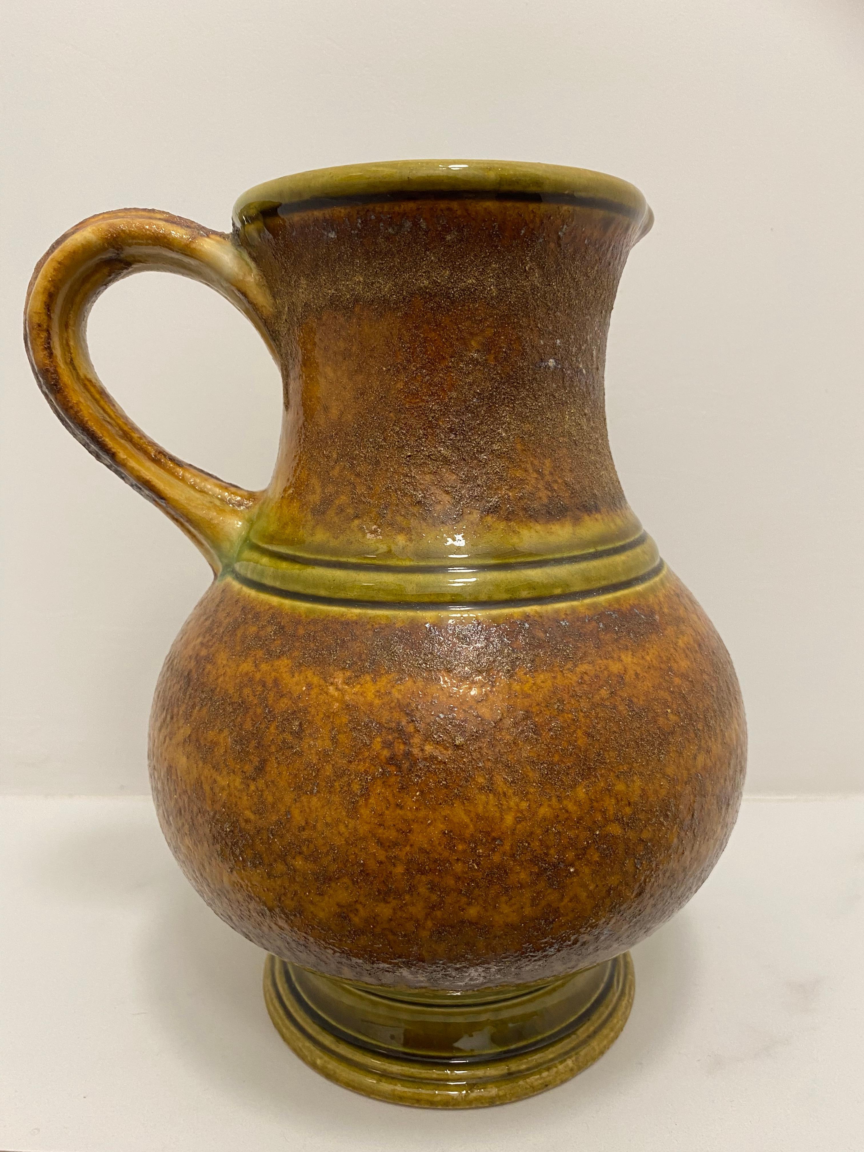 Ceramica Brocca o vaso grande degli anni Settanta Germania in vendita