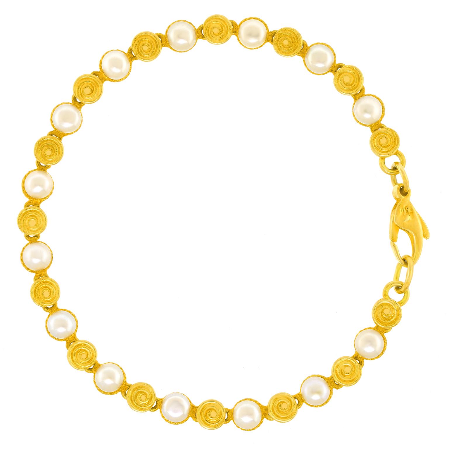 Pulsera Organo Chic Años 70 Corte redondo en venta