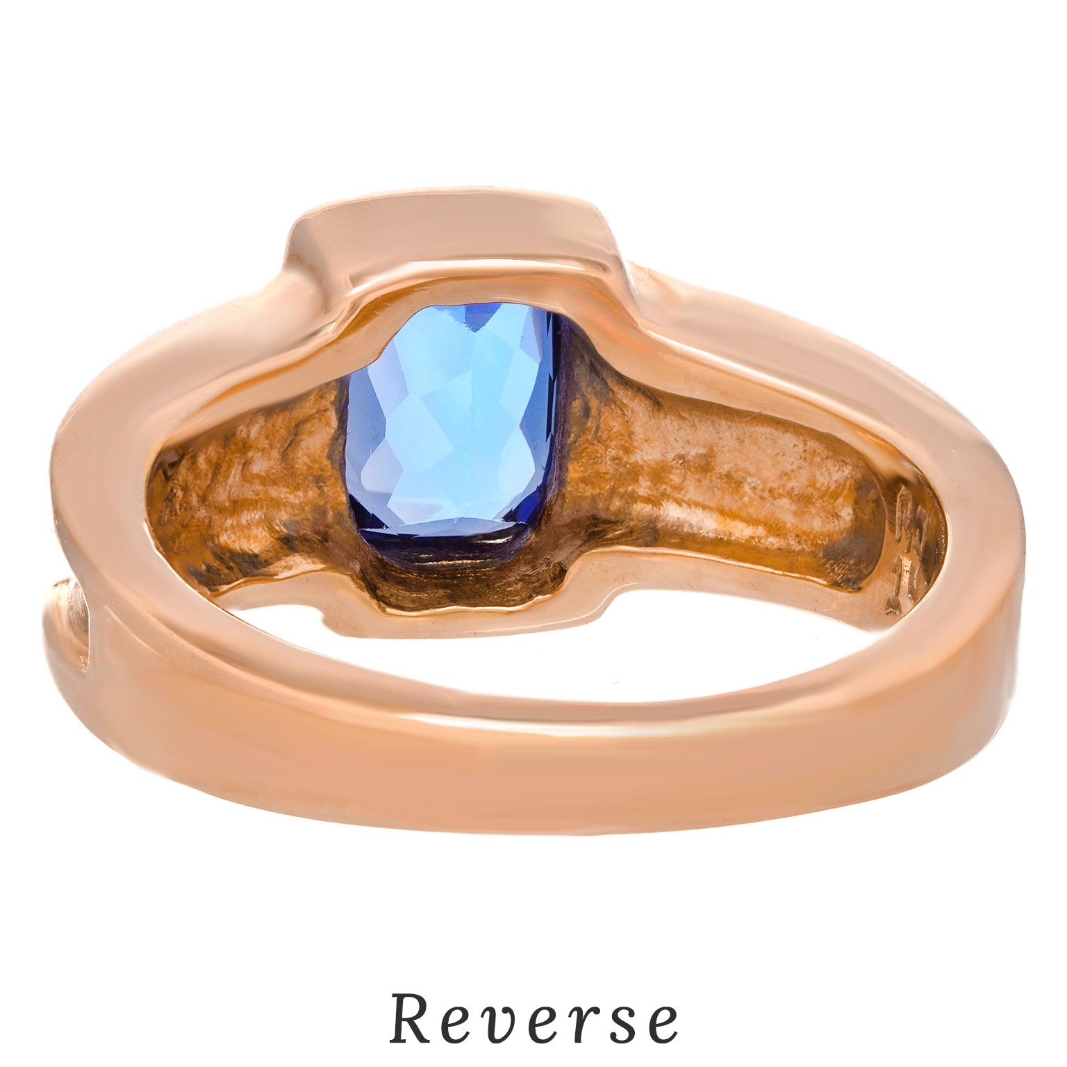 Seventies Tanzanite Ring For Sale 5
