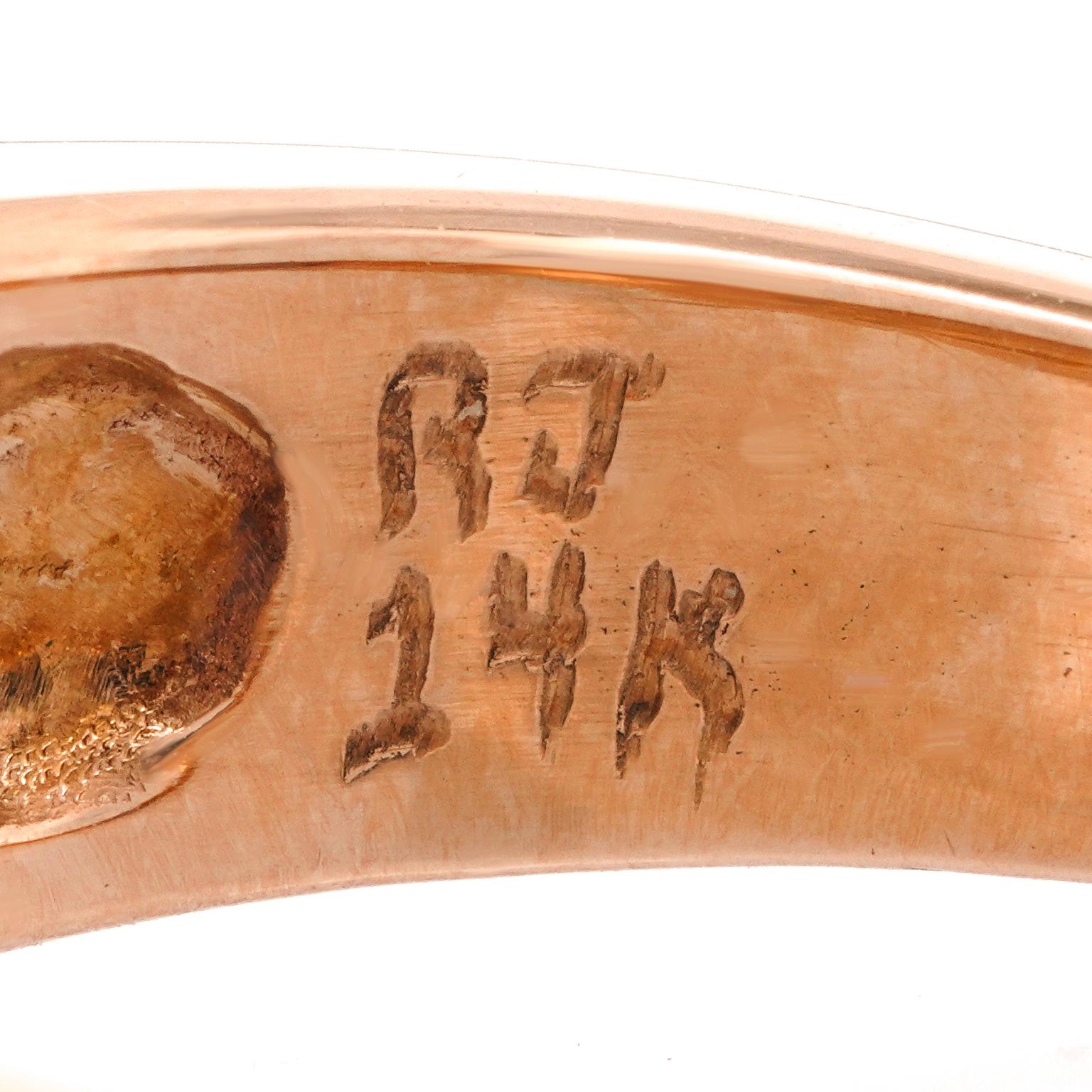 Siebziger-Jahre-Tansanit-Ring für Damen oder Herren im Angebot