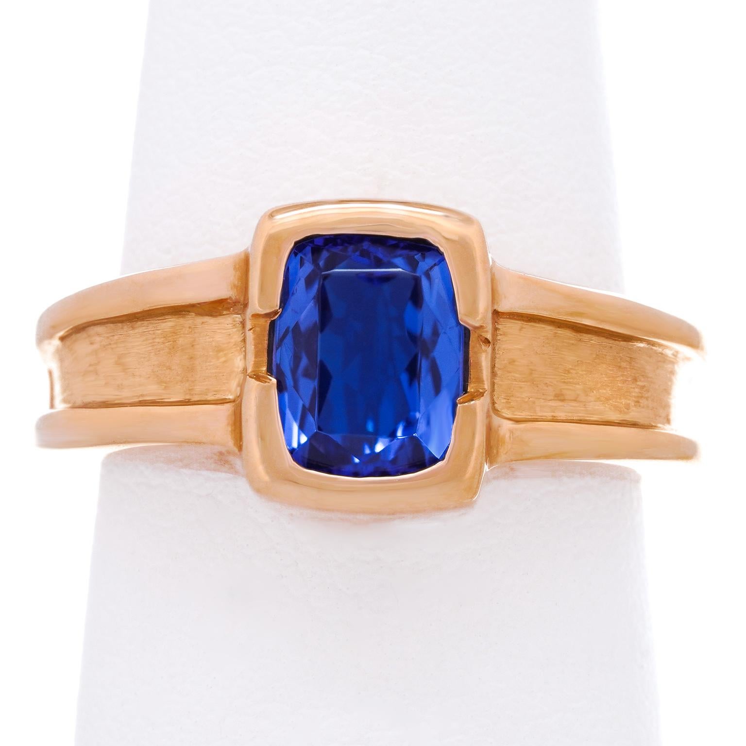 Seventies Tanzanite Ring For Sale 2