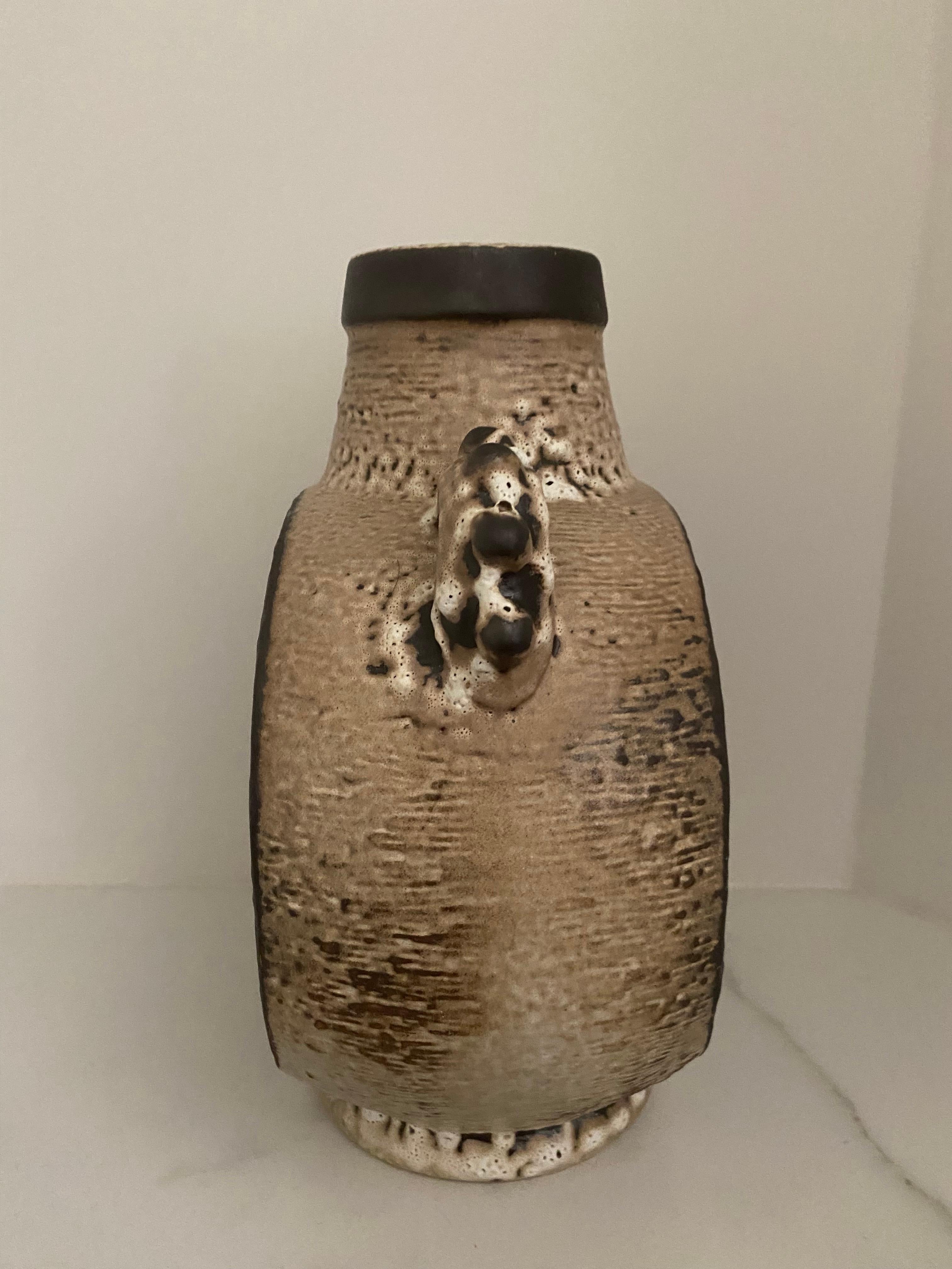 Seventies Vase by Dieter Peter for Carstens Keramik Germany In Good Condition In Waddinxveen, ZH