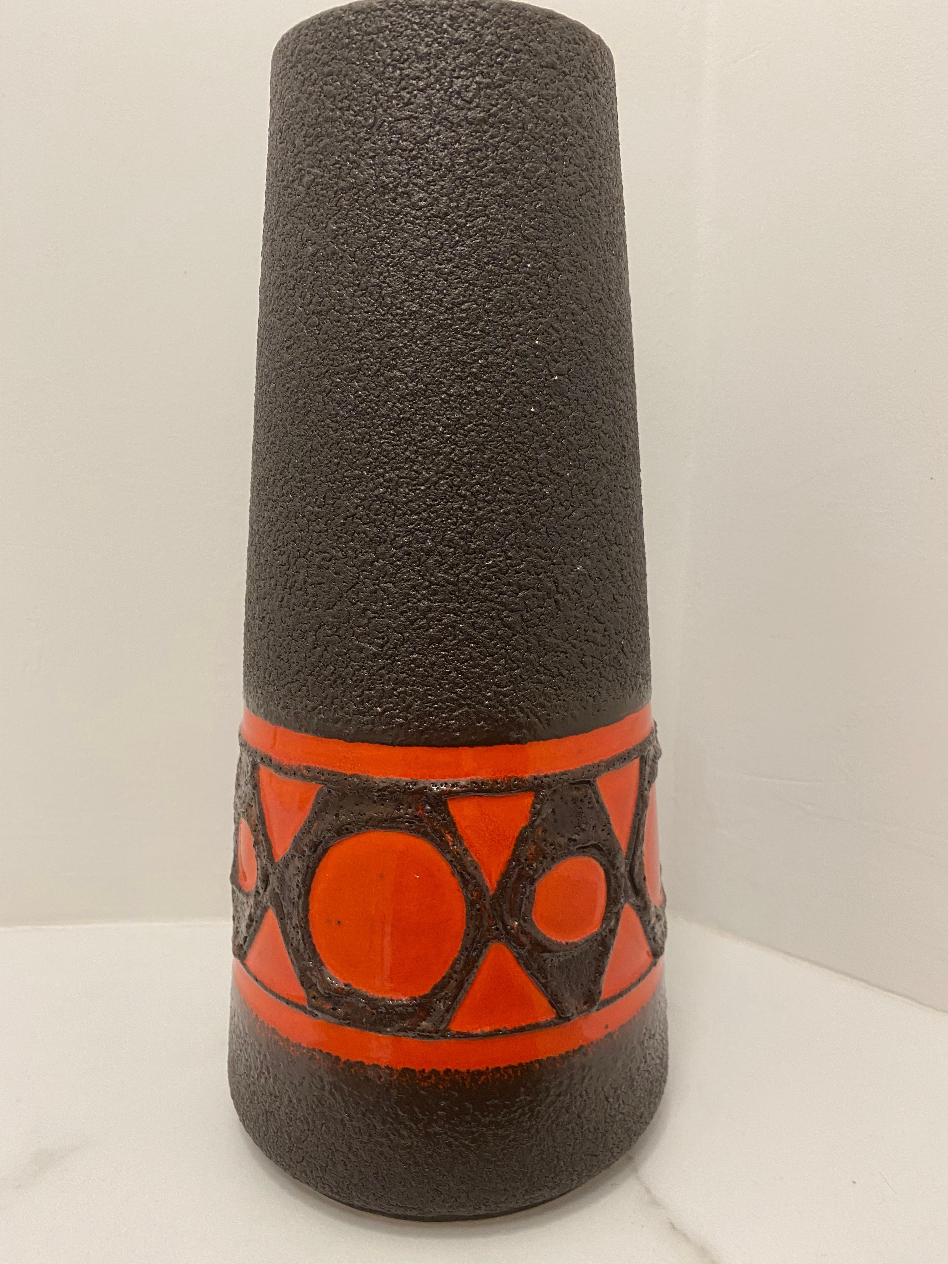 Vaso degli anni '70 realizzato da Schlossberg Keramik Germania in vendita 1
