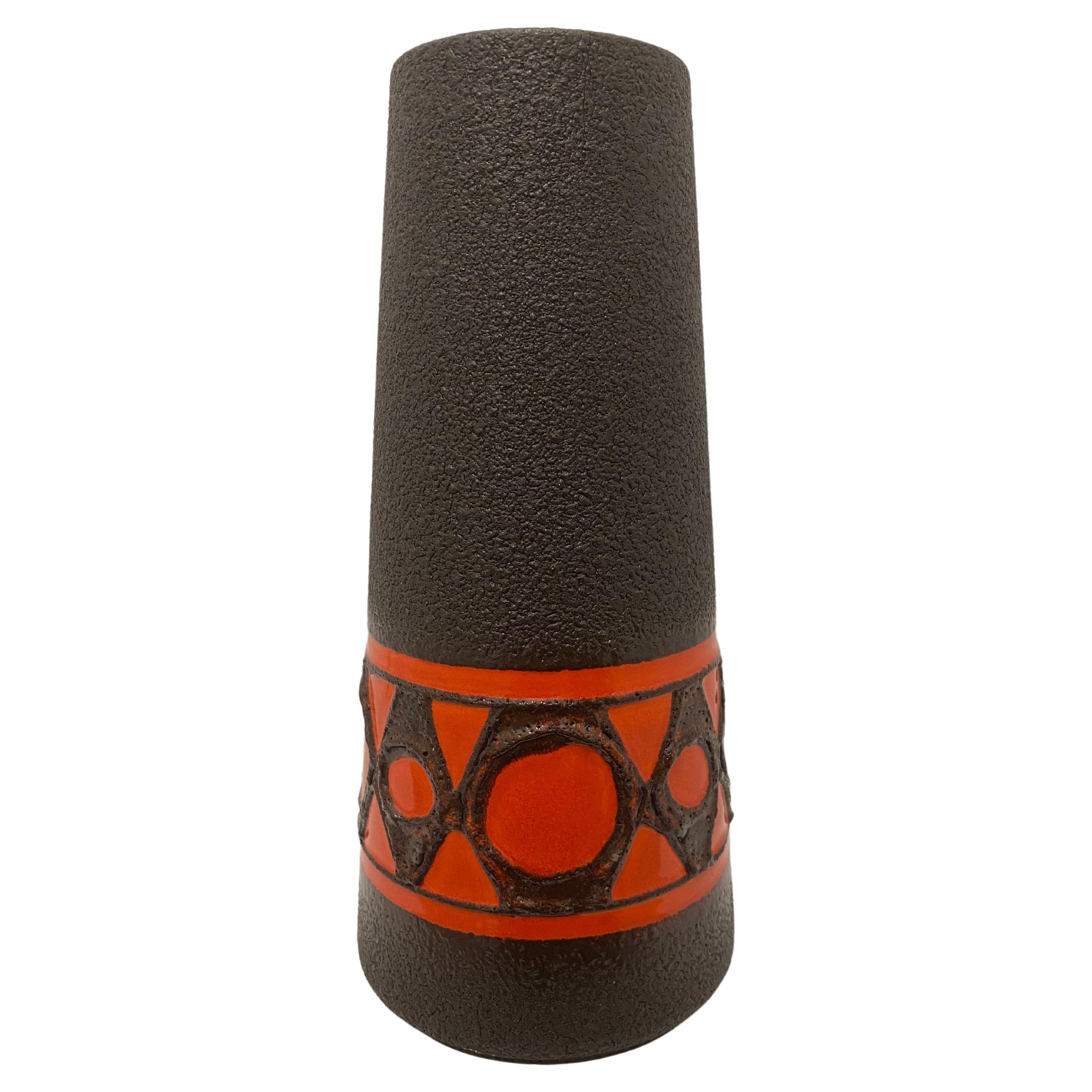 Seventies Vase made by Schlossberg Keramik Germany