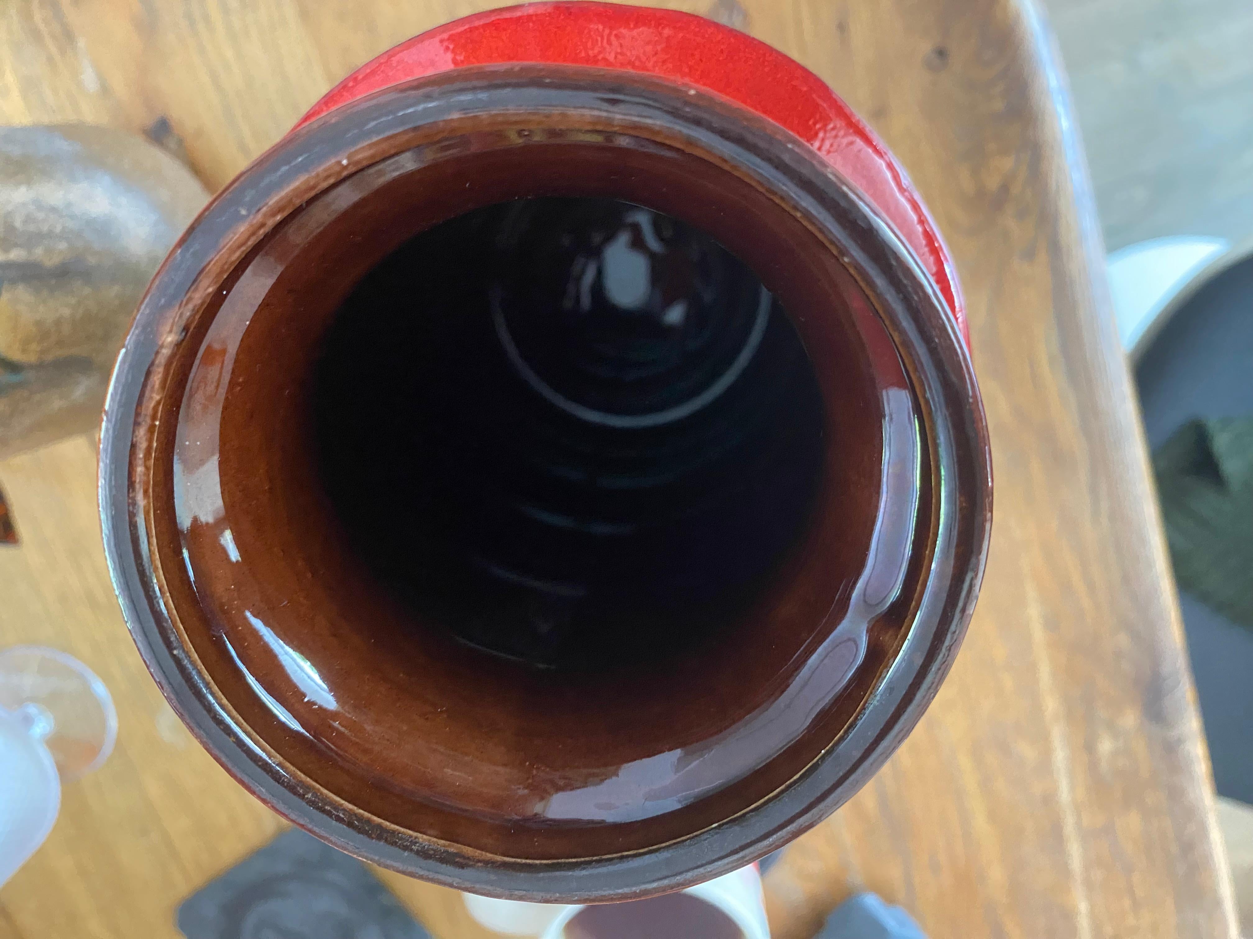 Ceramica Vaso anni '70 'Pagoda' di Scheurich Keramik Germania in vendita