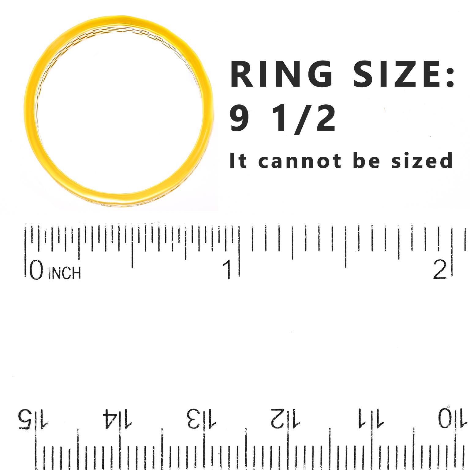 Breites Diamantband aus den siebziger Jahren 1