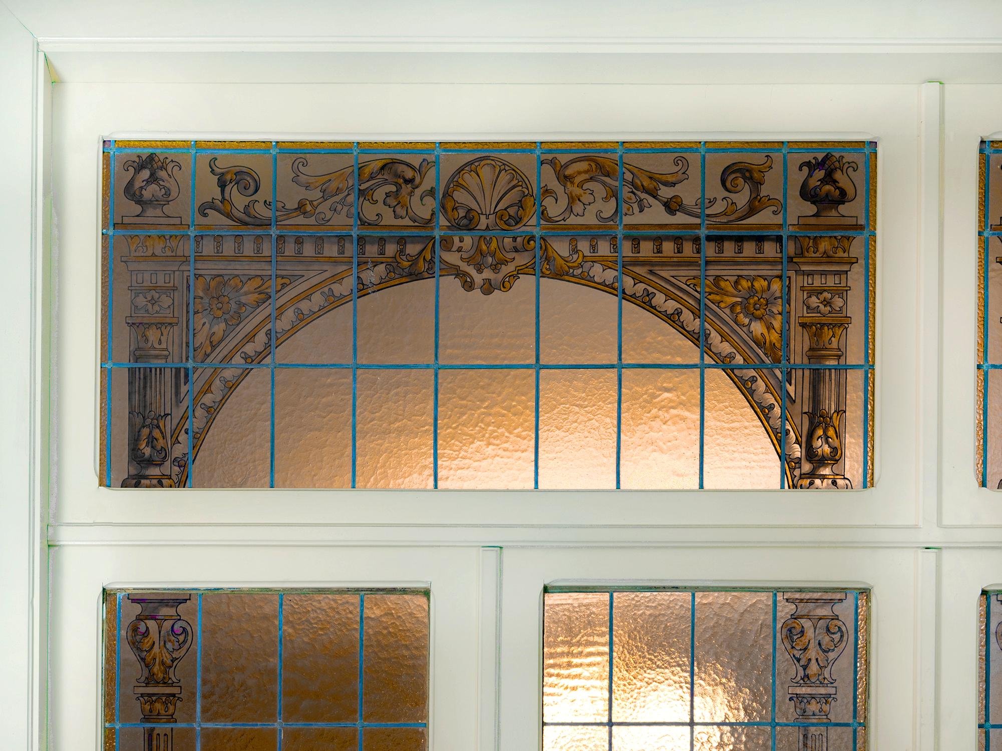 Several Art Nouveau Stained Glass Doors, Early 1900s, France For Sale 11