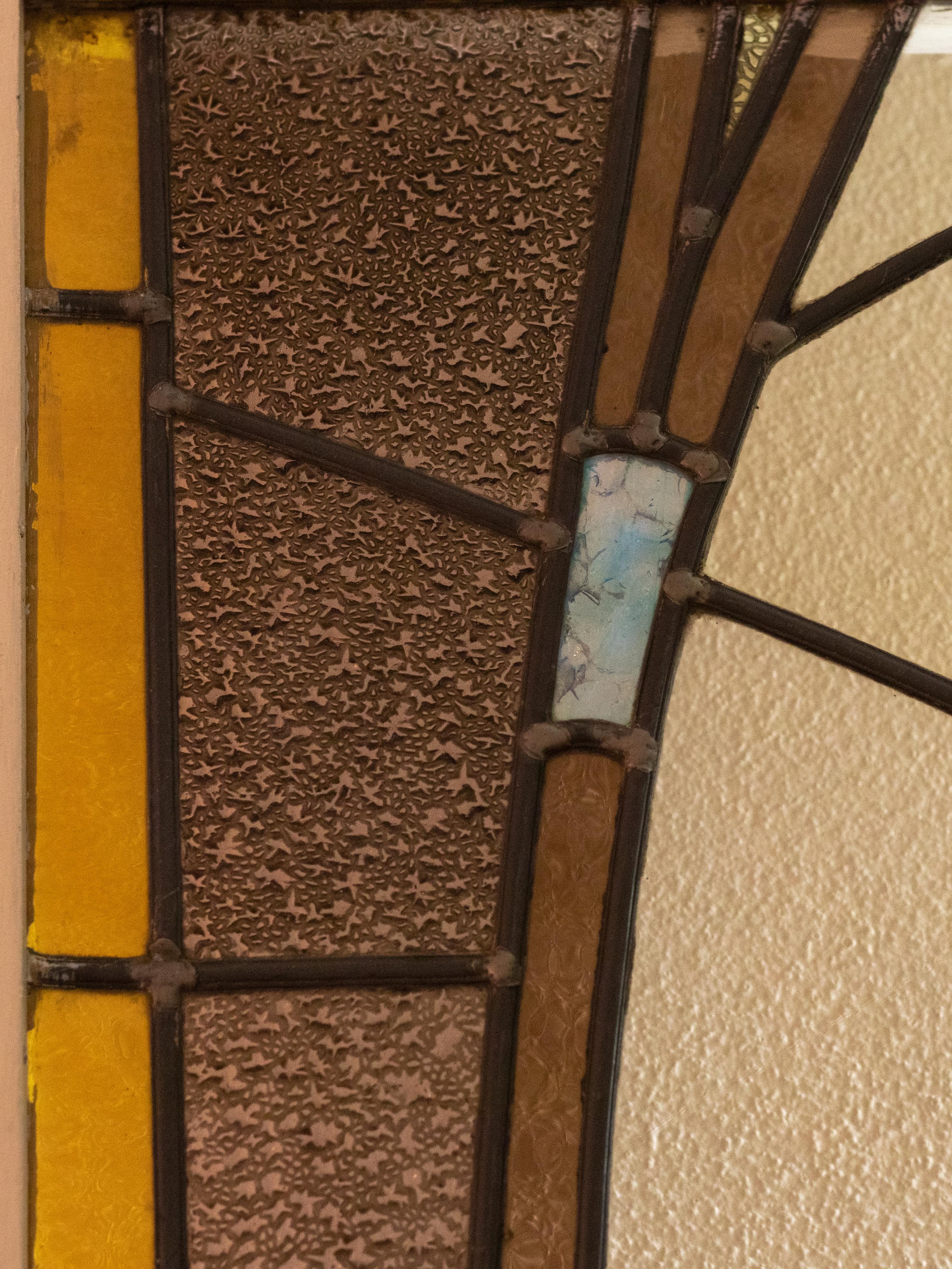 Several Art Nouveau Stained Glass Doors, Early 1900s, France For Sale 2
