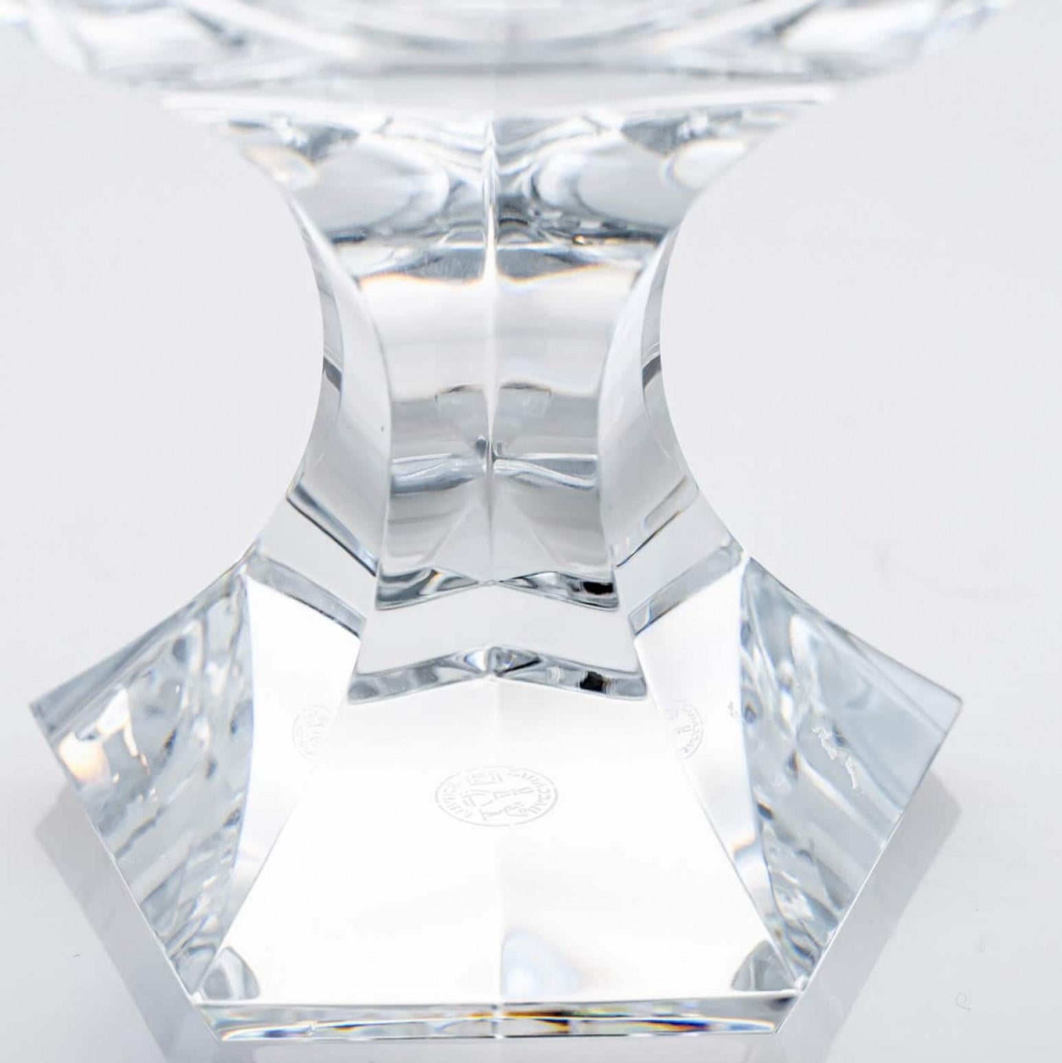 Mehrere Baccarat Kristall Quecksilber Champagner Coupe, Frankreich (Sonstiges) im Angebot