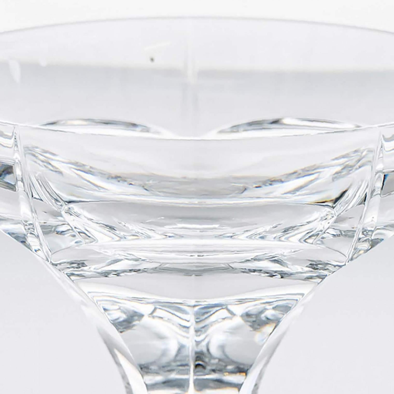 Mehrere Baccarat Kristall Quecksilber Champagner Coupe, Frankreich (Französisch) im Angebot