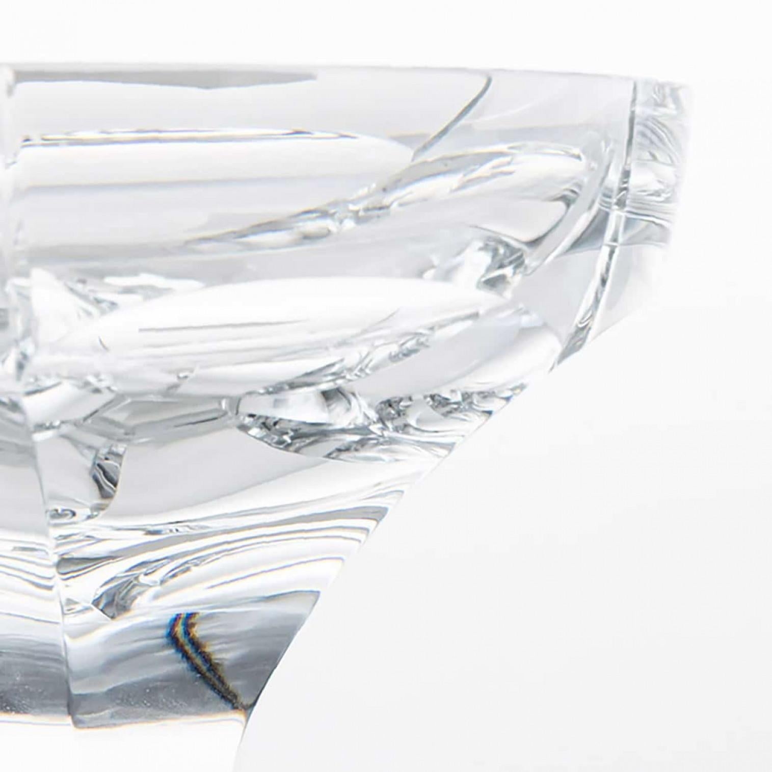 Mehrere Baccarat Kristall Quecksilber Champagner Coupe, Frankreich (Ende des 20. Jahrhunderts) im Angebot