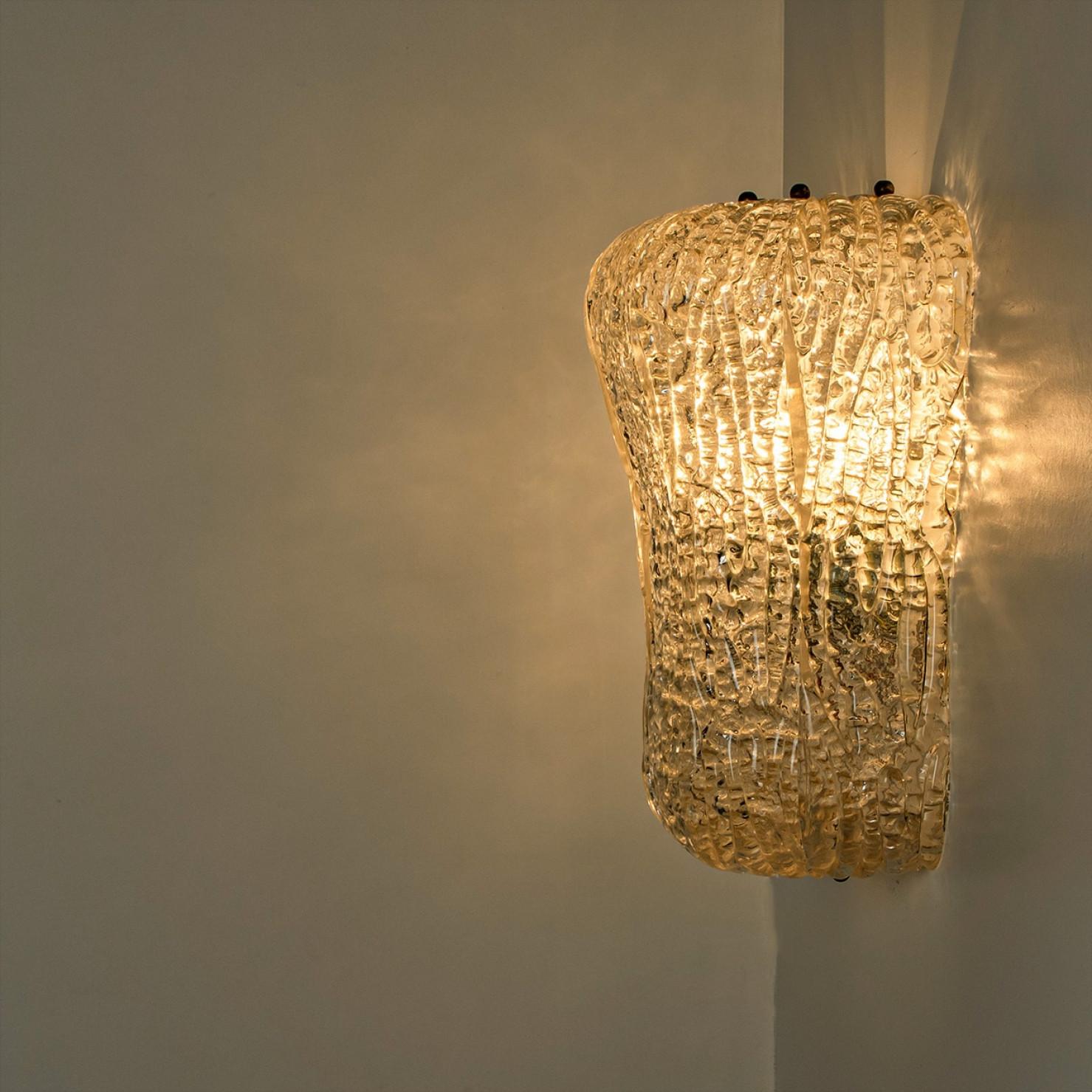 Diverse lampade da parete e in vetro Barovier&Toso, Italia, anni '40 in vendita 1