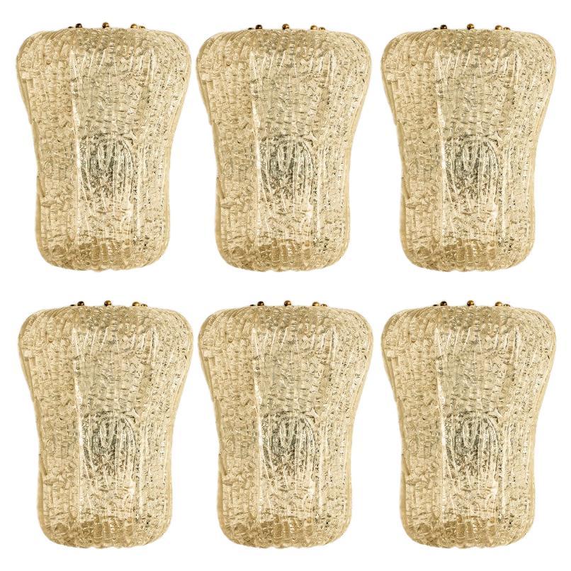 Several Barovier&Toso Glass and Wall Sconces, Italy 1940s