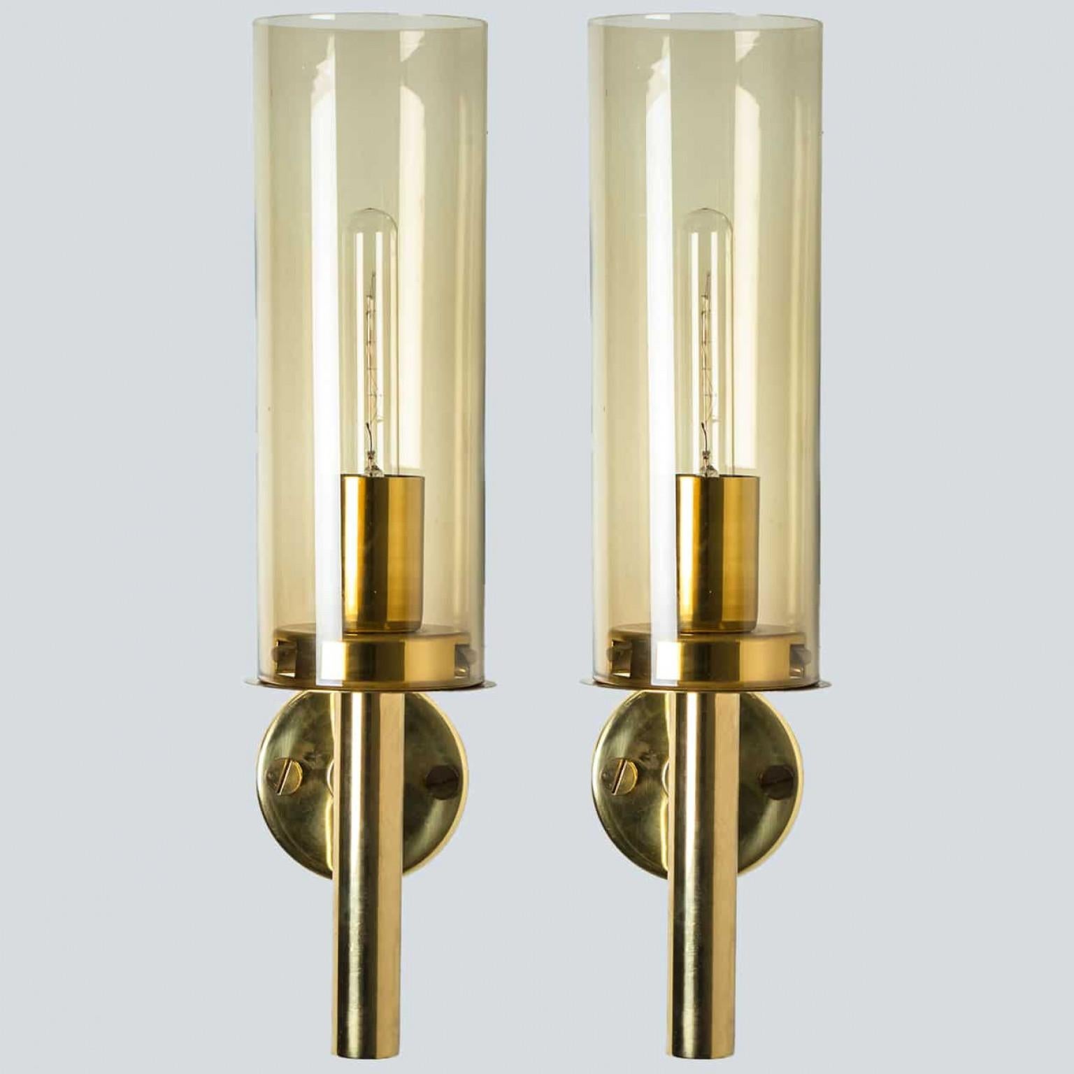 Several Brass and Glass Wall Lights, Hans Agne Jakobsson, 1960 en vente 3
