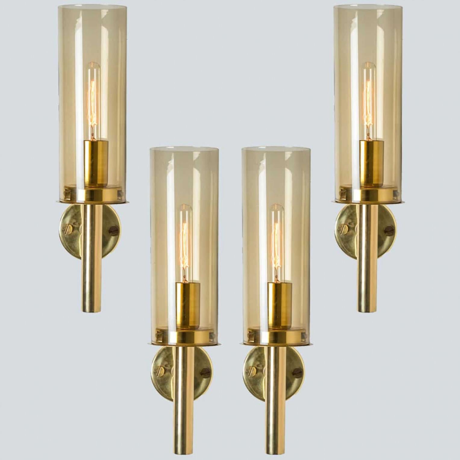 Several Brass and Glass Wall Lights, Hans Agne Jakobsson, 1960 en vente 4