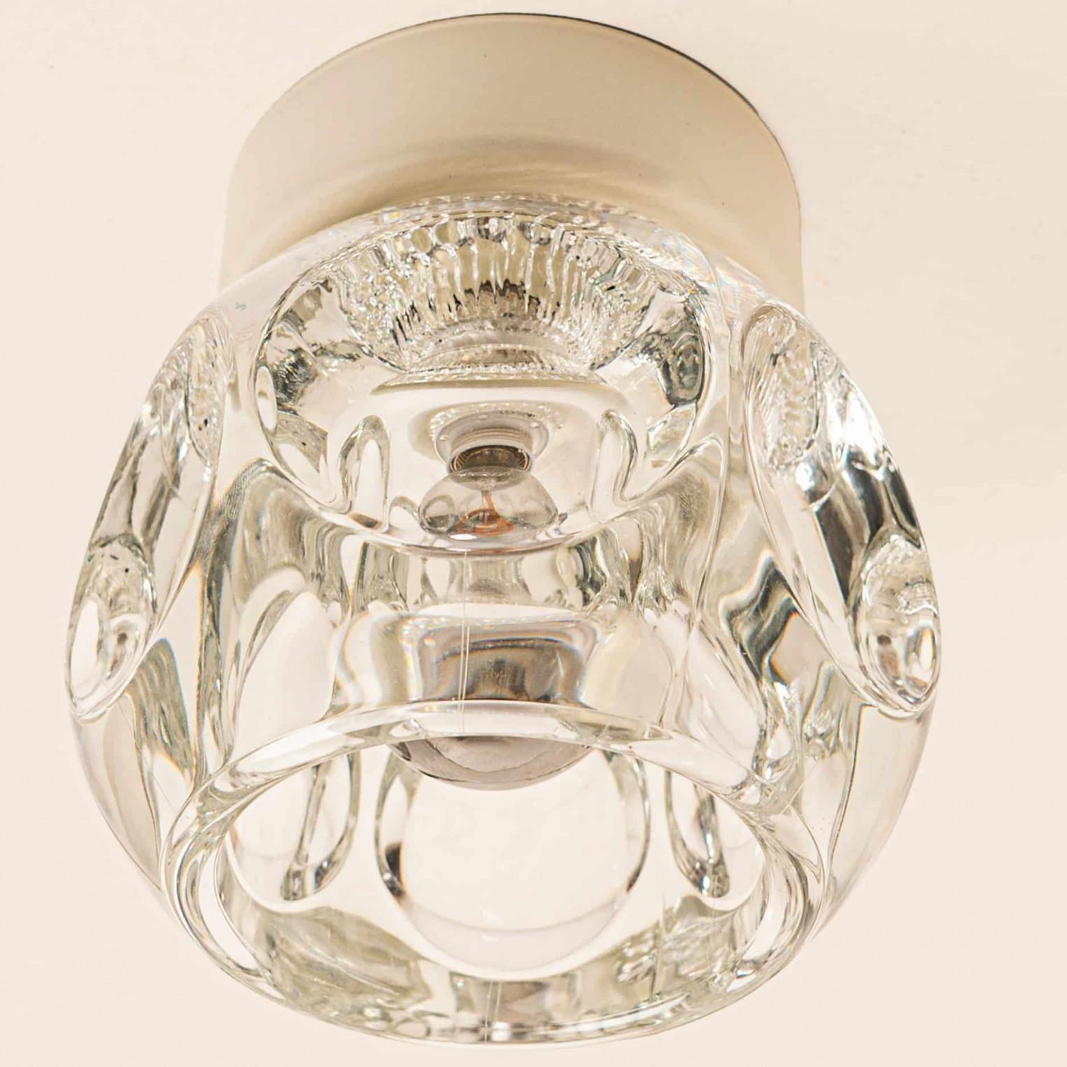 Several Brass Wall Sconces Flush Mounts Cosack Lights, Germany, 1970s In Good Condition For Sale In Rijssen, NL