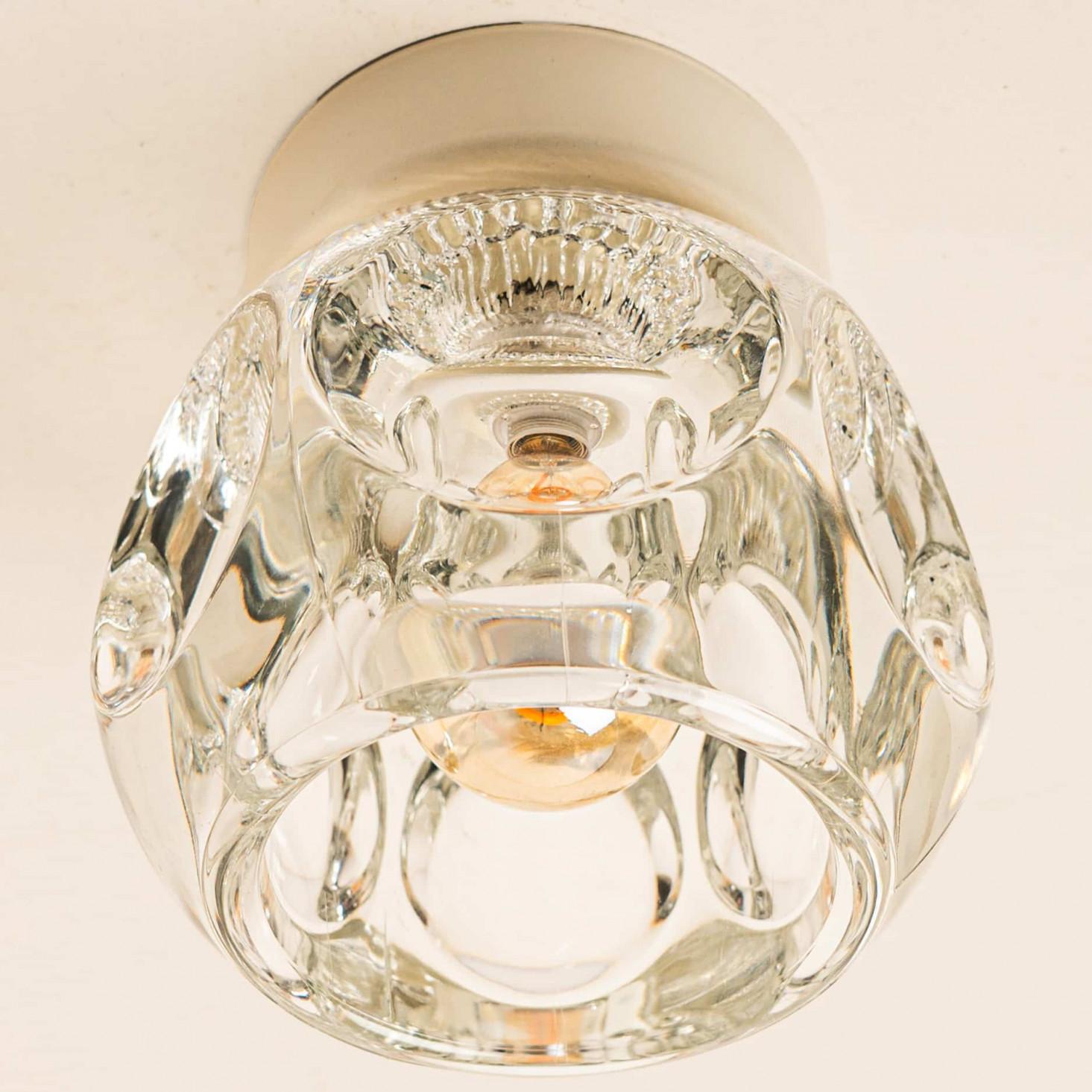 Métal Plusieurs appliques murales en laiton encastrées Cosack Lights, Allemagne, 1970 en vente