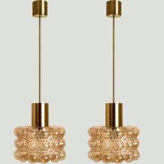 Several Bubble Glass Pendant Lamps by Helena Tynell, 1960