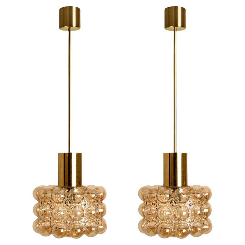 Several Bubble Glass Pendant Lamps by Helena Tynell, 1960