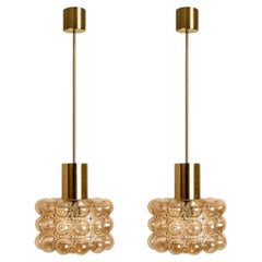 Several Bubble Glass Pendant Lamps by Helena Tynell, 1960