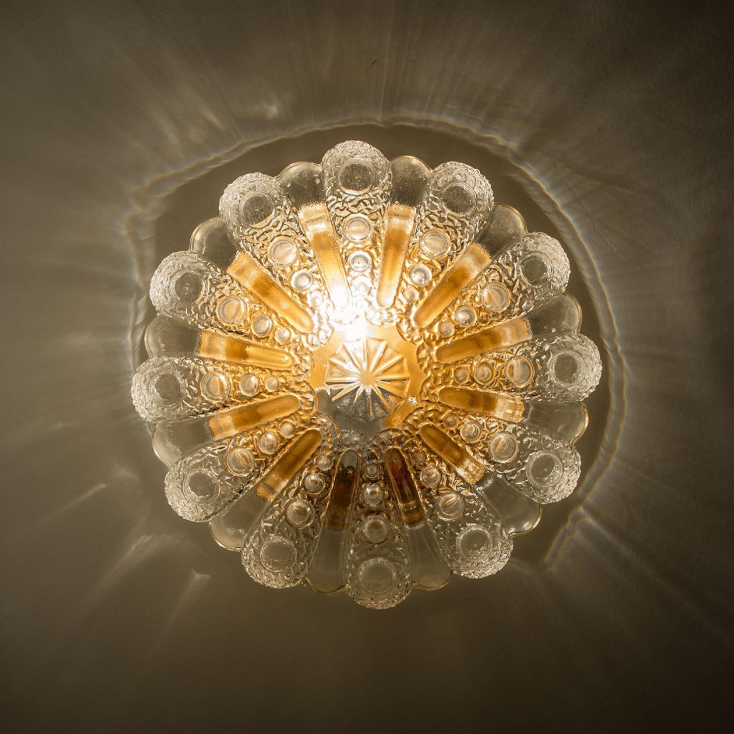 Metallo Diverse luci da parete/apparecchiature in vetro a bolle nello stile di Tynell, 1960 in vendita