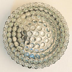 Mehrere kreisförmige Wandleuchten aus Glas von Helena Tynell, 1970