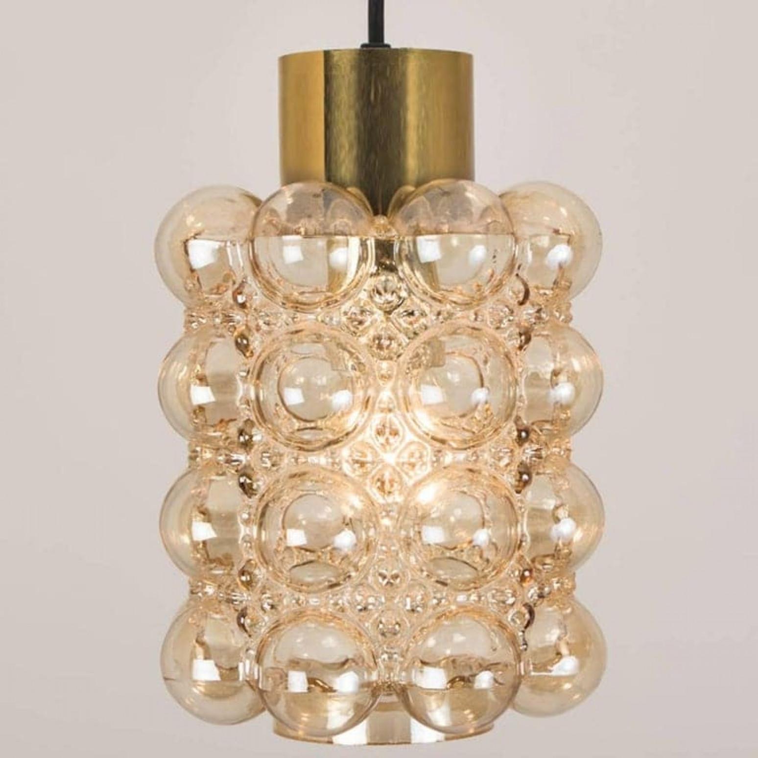 Varios pedantes de cristal de Helena Tynell para Glashütte Limburg, 1960 Otro en venta