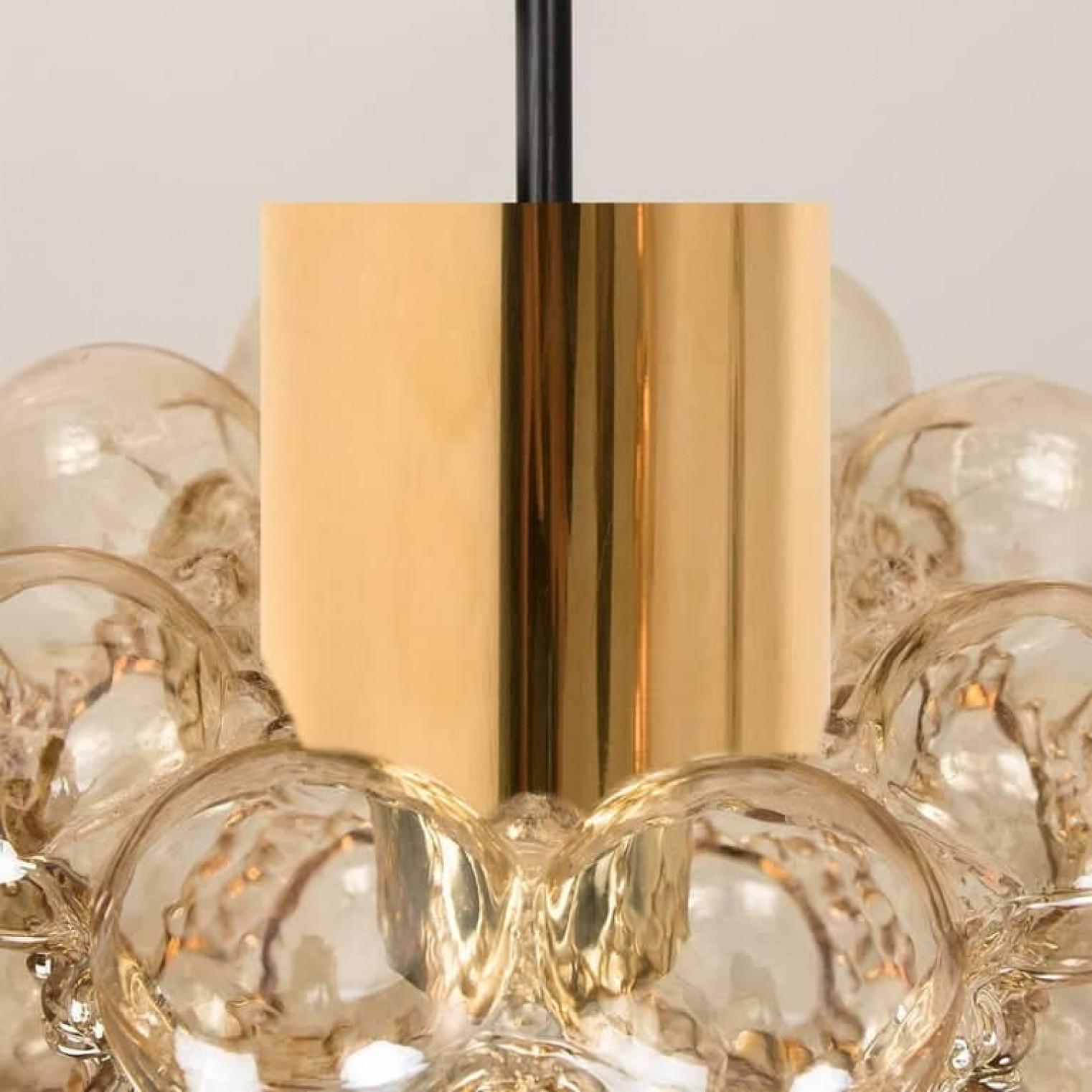 Varios pedantes de cristal de Helena Tynell para Glashütte Limburg, 1960 en Bueno estado para la venta en Rijssen, NL