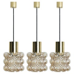 Diversi pedanti in vetro di Helena Tynell per Glashütte Limburg, 1960