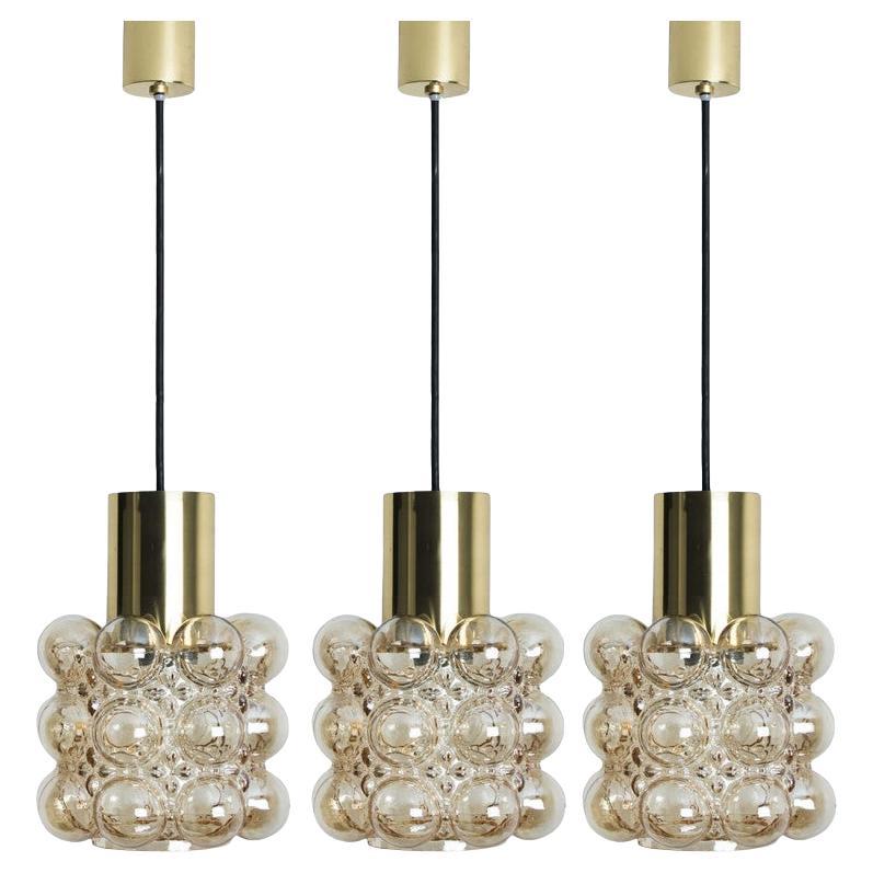 Several Glass Pedants by Helena Tynell for Glashütte Limburg, 1960 in vendita