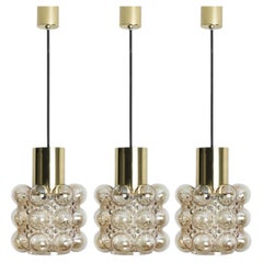 Several Glass Pedants by Helena Tynell for Glashütte Limburg, 1960