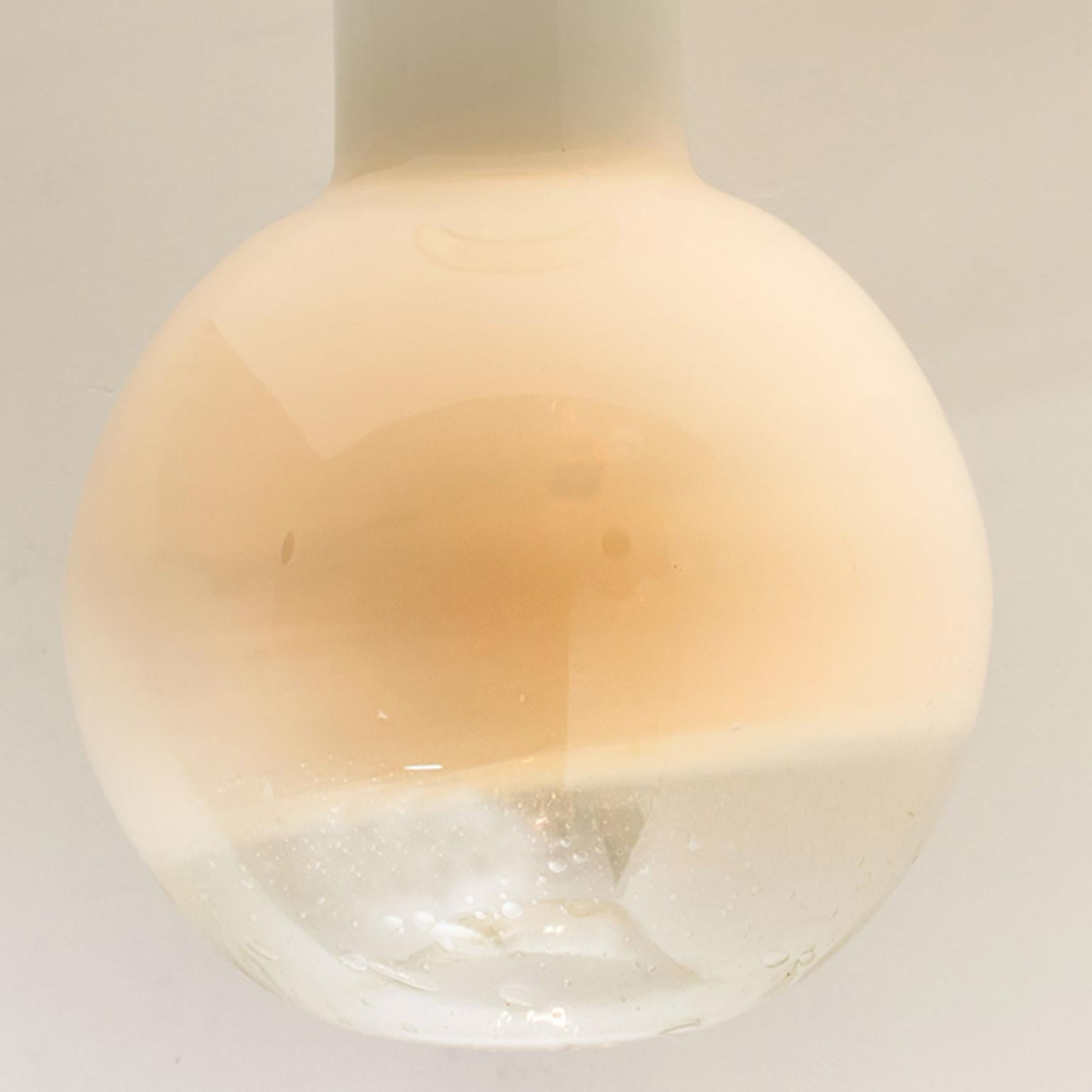 Diverse lampade da soffitto soffiate a mano di Harrachov, anni '70 In condizioni buone in vendita a Rijssen, NL