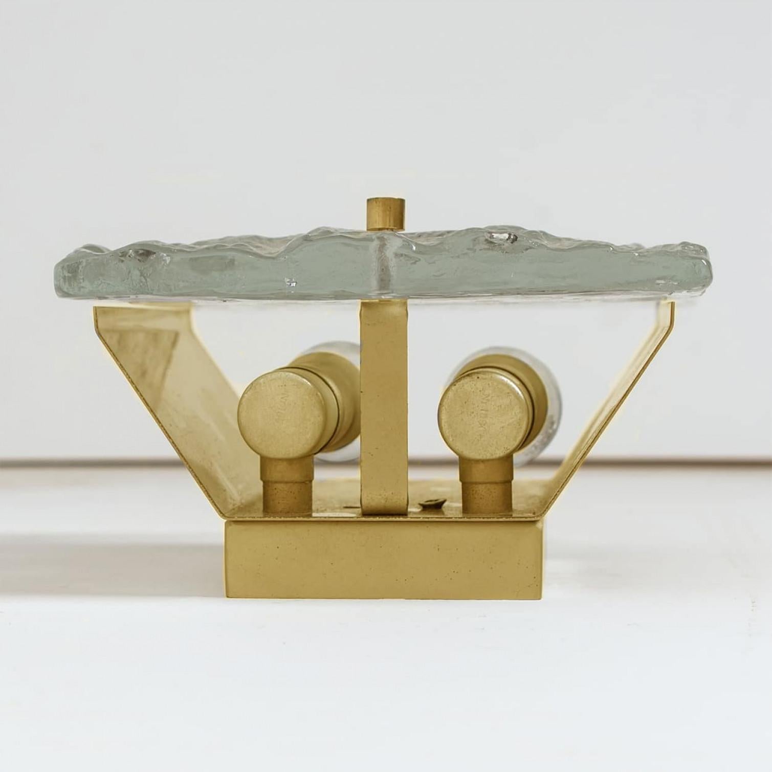 Austrian Several J. T. Kalmar Wall Lamps, Model Karlstein, Vienna, circa 1960 For Sale