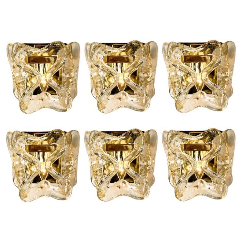 Several Kalmar Wall Sconces or Lights Model "Catena" by J.T. Kalmar, Austria