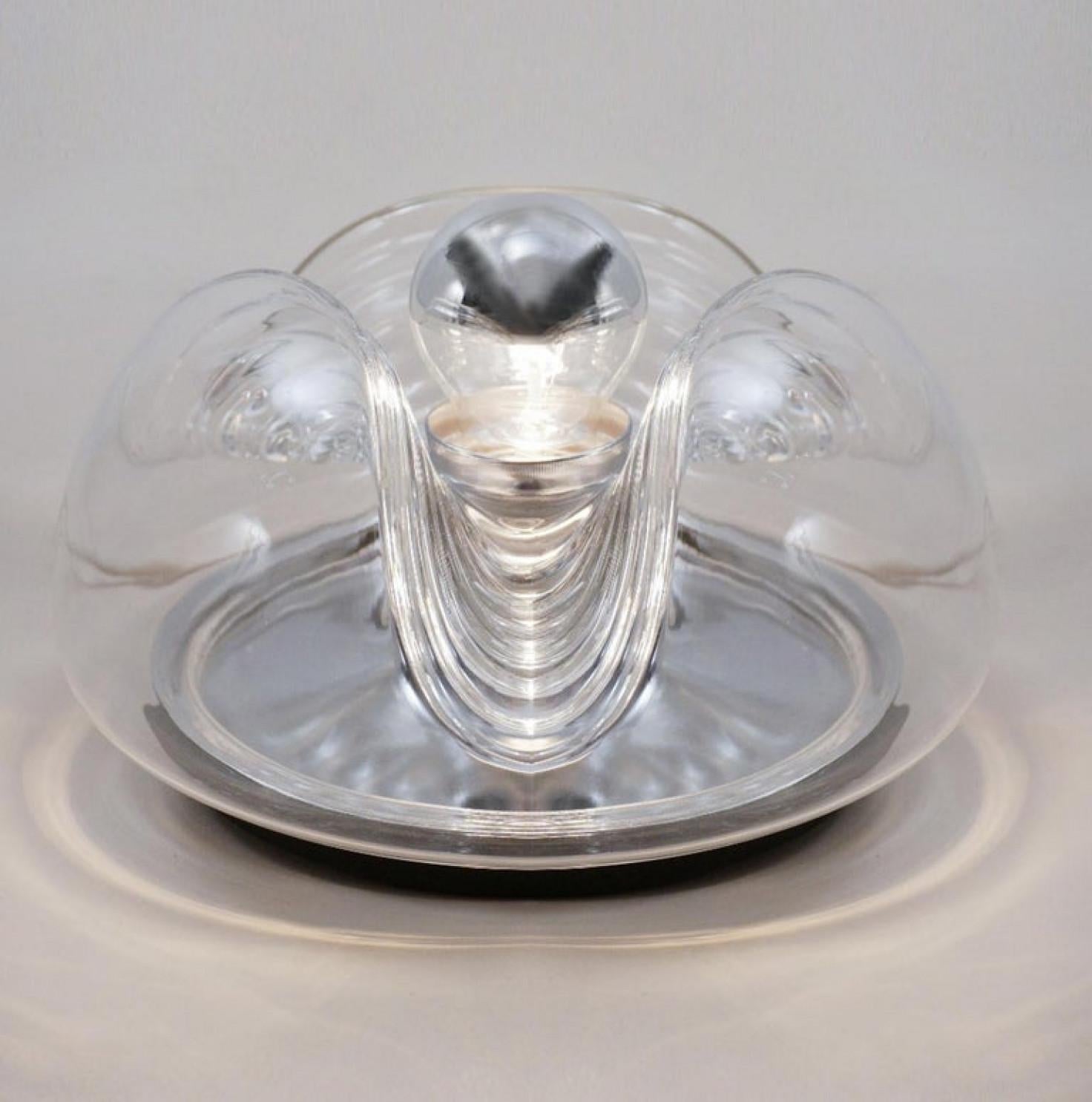 Mehrere Koch & Lowy Wandleuchter oder Lights aus Klarglas von Peill Putzler im Angebot 3