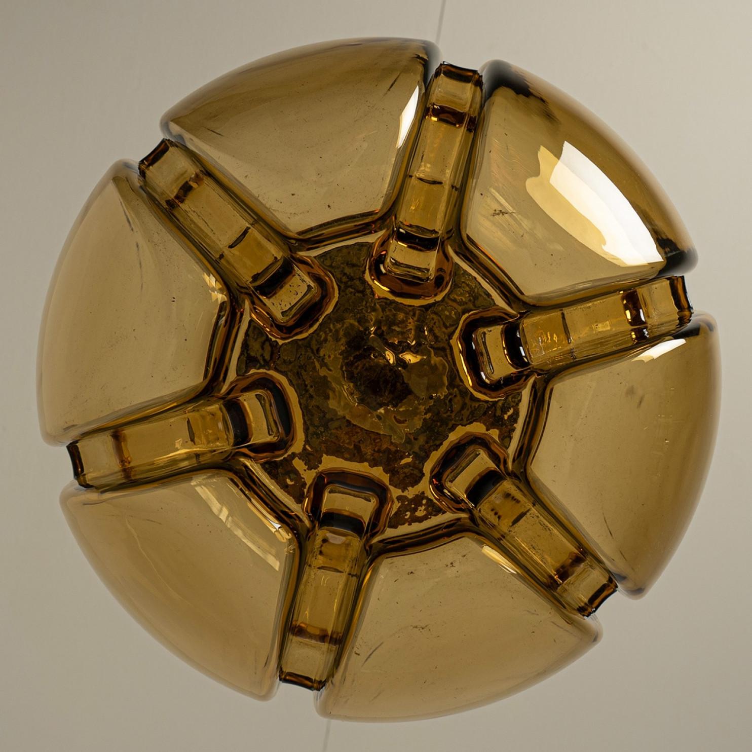 Other Several Mazzega Glass Bowl Pendants, Italy 1970 For Sale