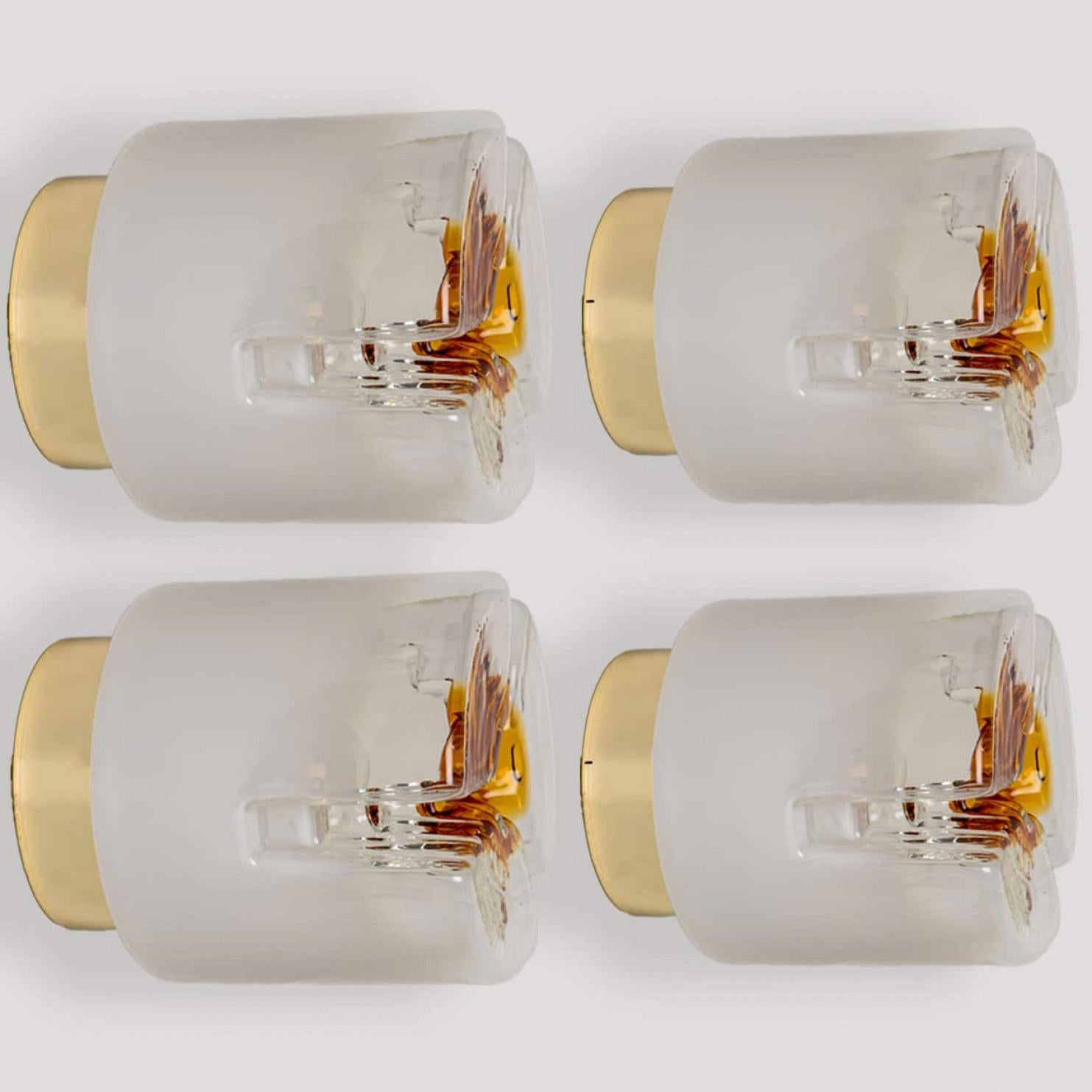 Plusieurs affleurants abstraits en verre Murano, Italie, 1970 en vente 2