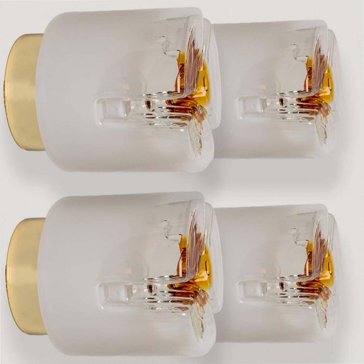 Plusieurs affleurants abstraits en verre Murano, Italie, 1970 en vente 4