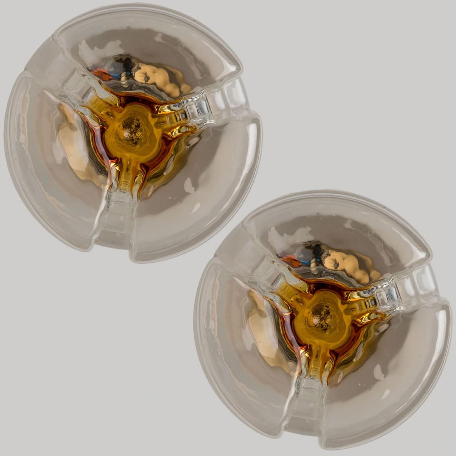 Plusieurs affleurants abstraits en verre Murano, Italie, 1970 en vente 1
