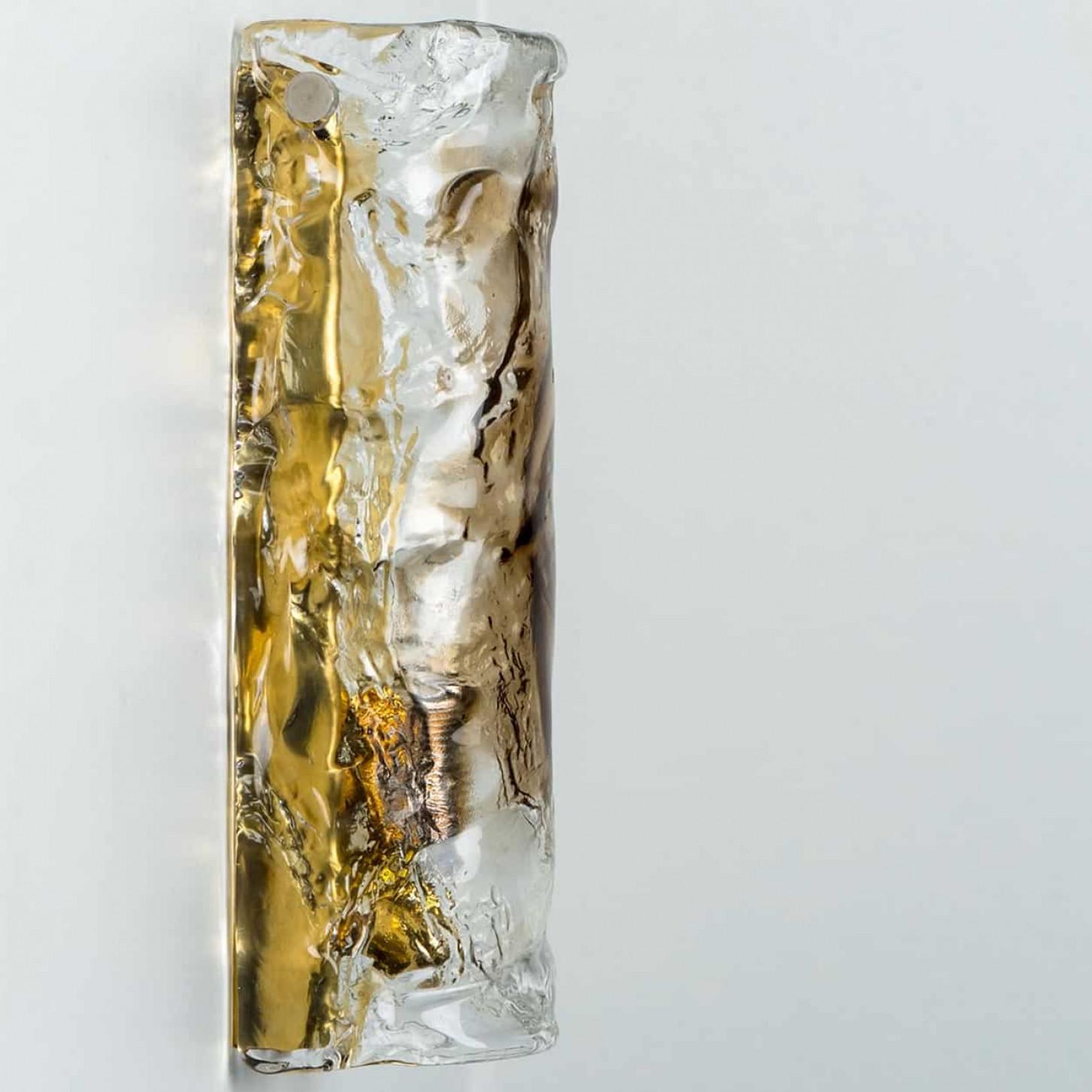 Several Murano Glass Halfround Wall Lights, Italy 1970s For Sale 7