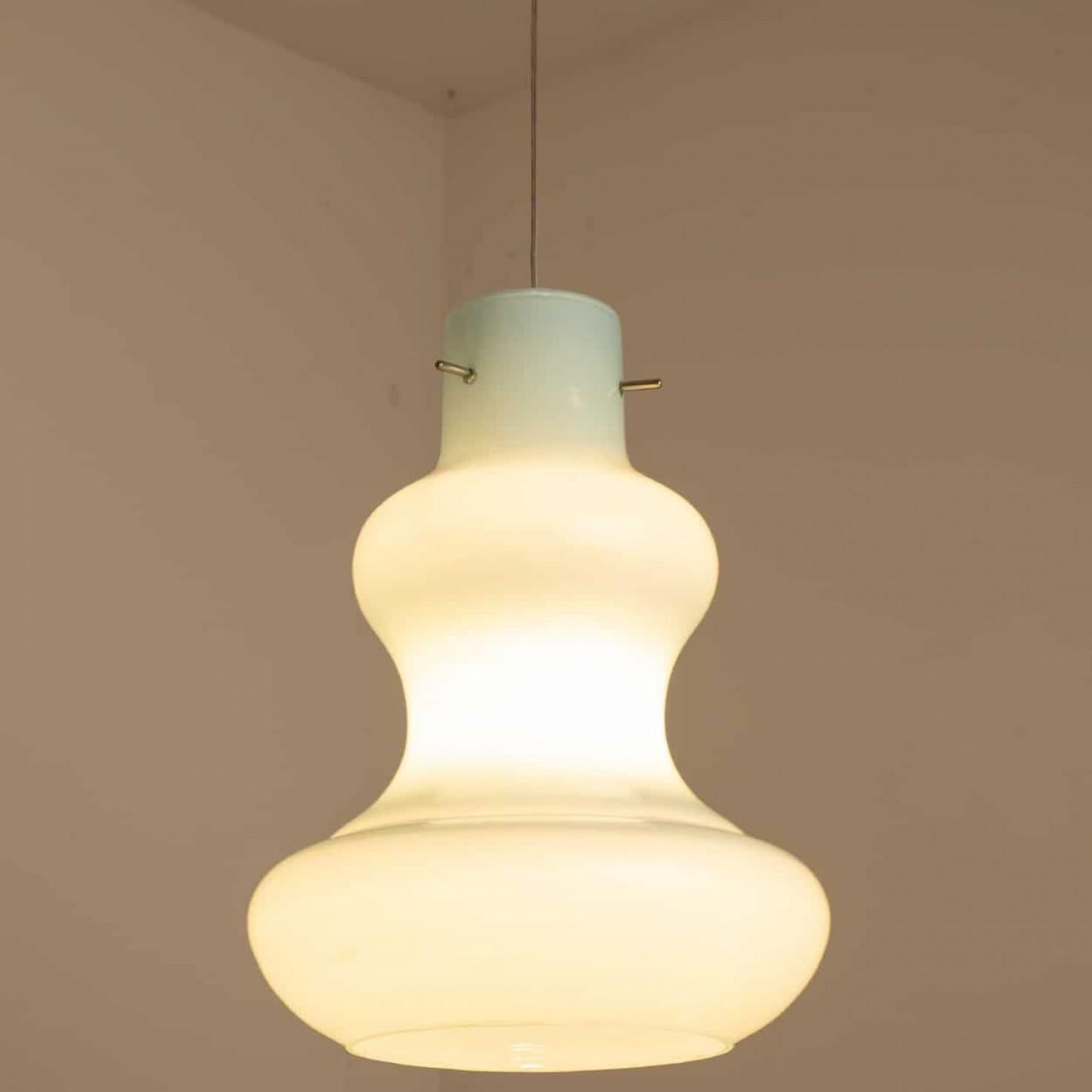 Diverse lampade a sospensione in vetro di Murano di Massimo Vignelli per Venini, 1960 in vendita 9