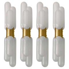 Varios Nason para Mazzega Torpedo de cristal de Murano y detalles de latón, 1960