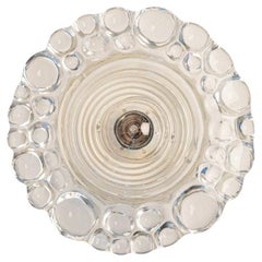 Plusieurs appliques en verre bullé Peill Putzler, 1970