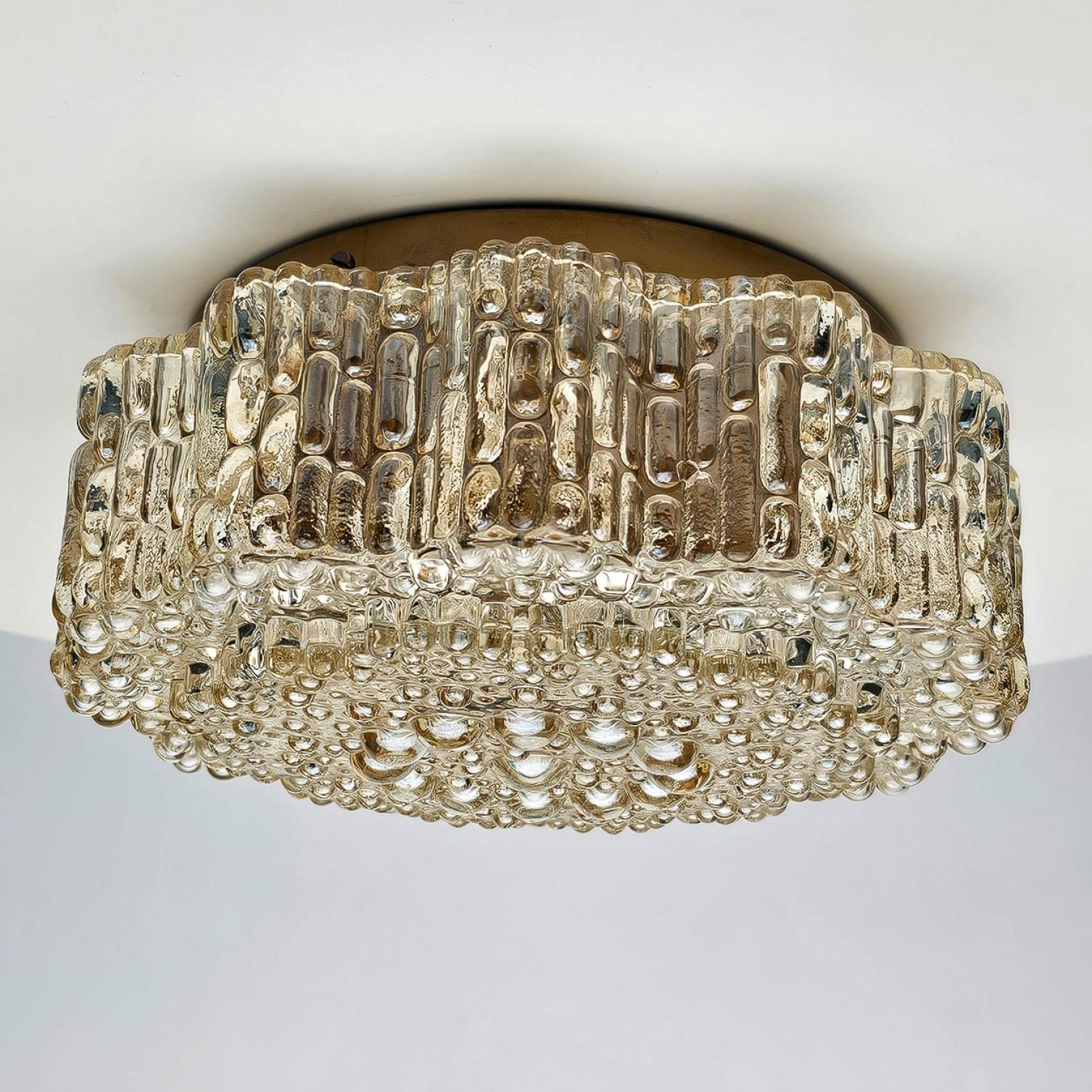 Several Round Bubble Textured Glass Wall Lights, Style Helena Tynell For Sale 4